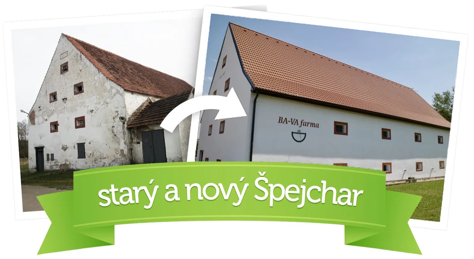 Starý a nový špejchar BA-VA farmy
